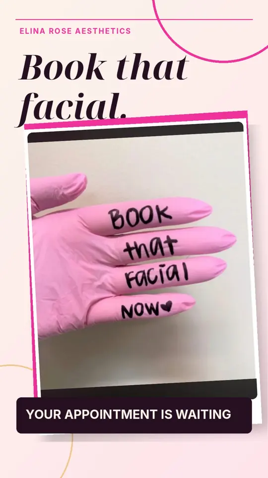 Book a facial video cover